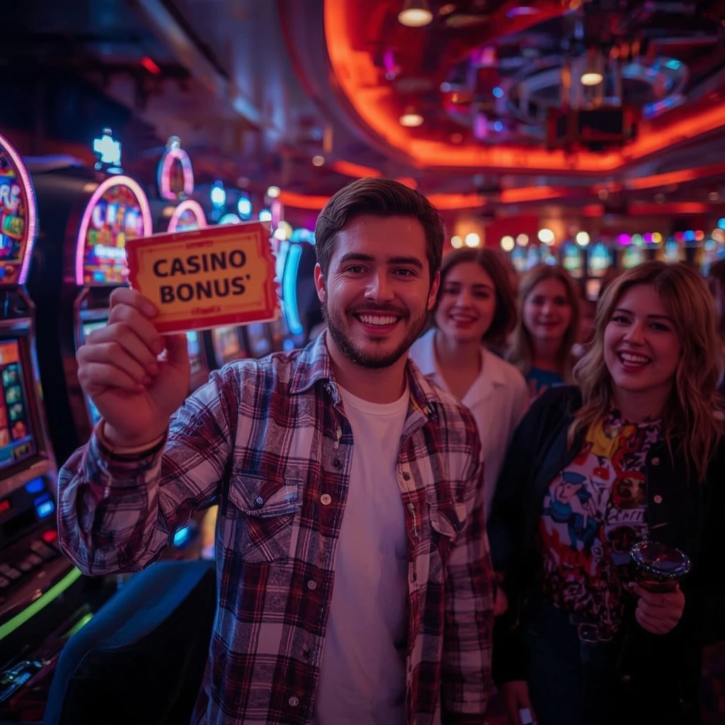 personne tenant un bonus de WoomBet Casino